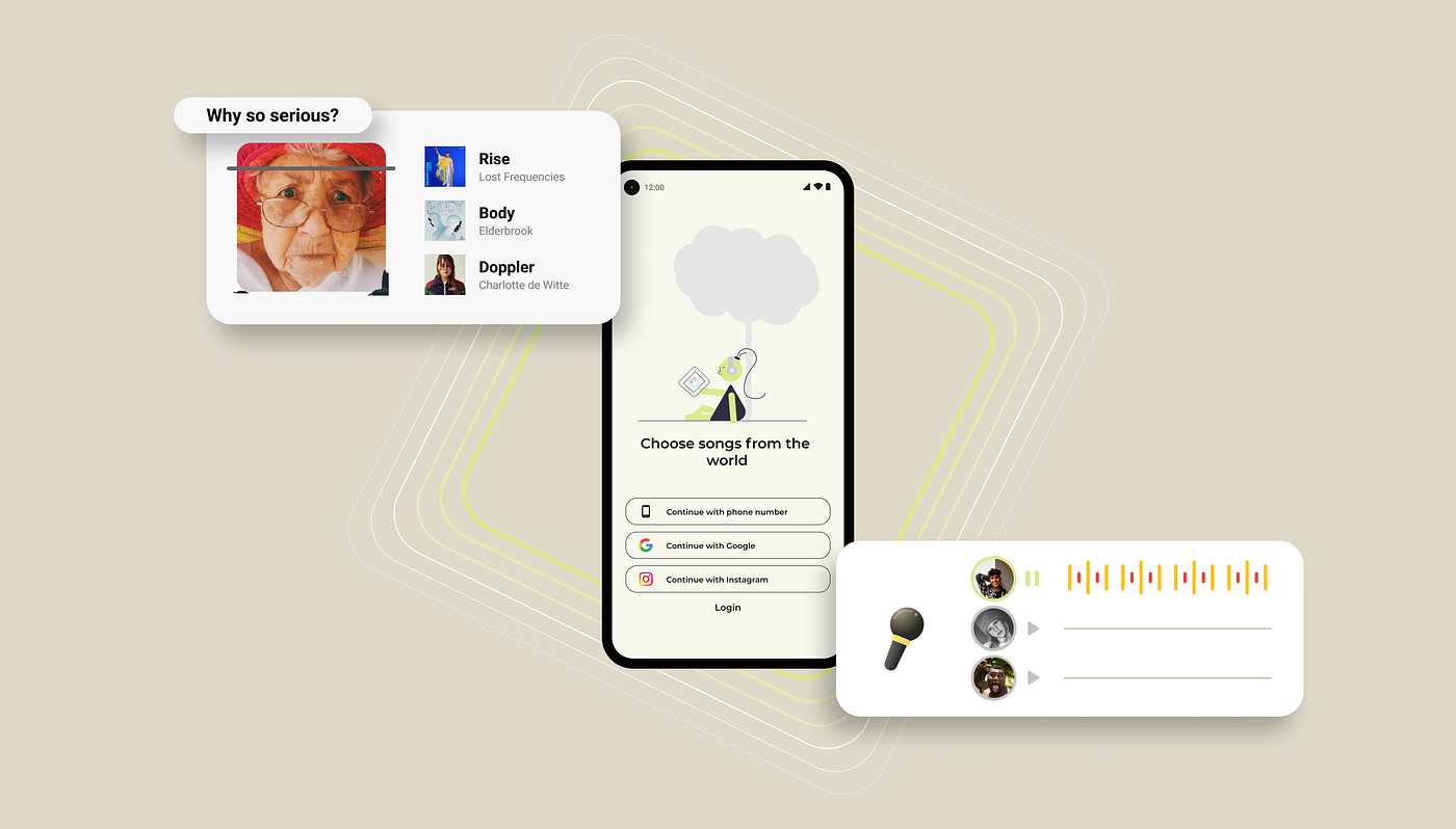 Music streaming application with AR experience | UX Planet