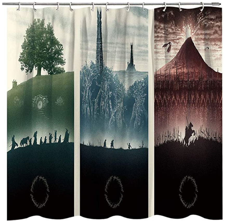 10 Nerdy Shower Curtains to Liven Up Your Home by Hales On Hales
