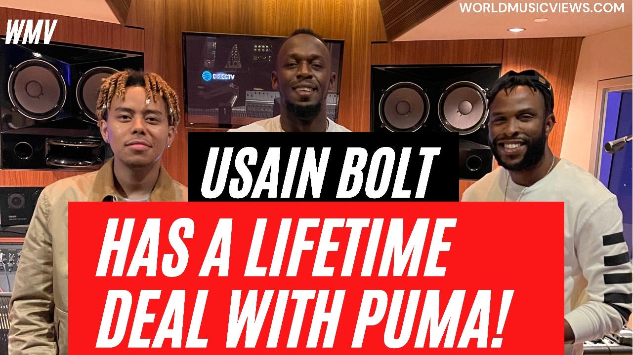 Usain Bolt Inks Lifetime Partnership With Puma | by World Music Views |  Medium