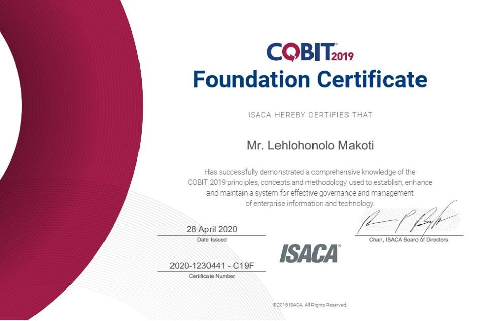 COBIT-2019 Deutsch Prüfungsfragen