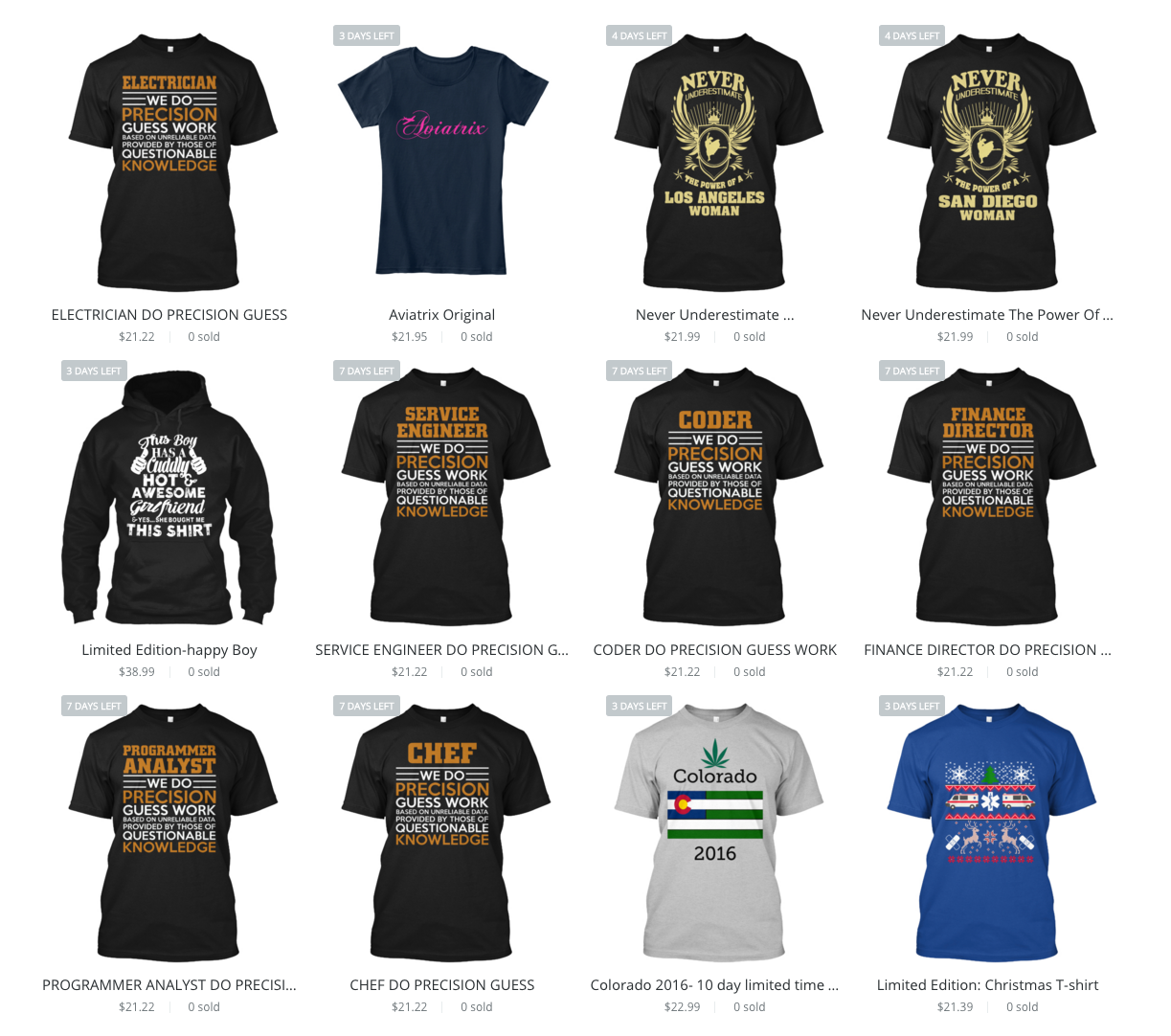 teespring campaigns