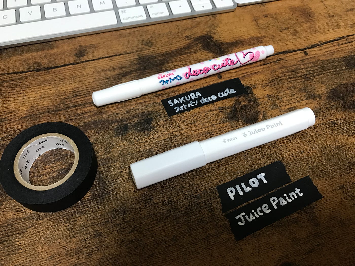 黒いマスキングテープに書けるペン Mtマスキングテープのマットブラックに白い文字をきれいに書けるペンを探してます By はるぅな Medium