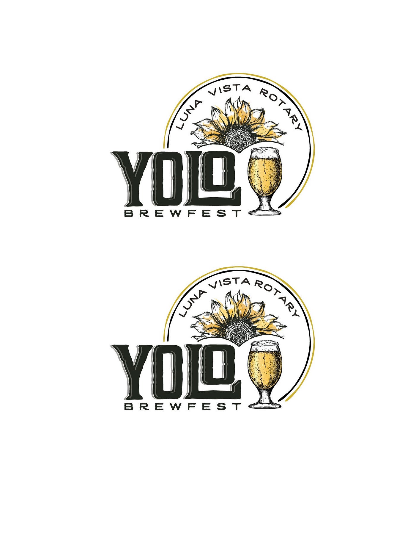 Yolo Brewfest logo.