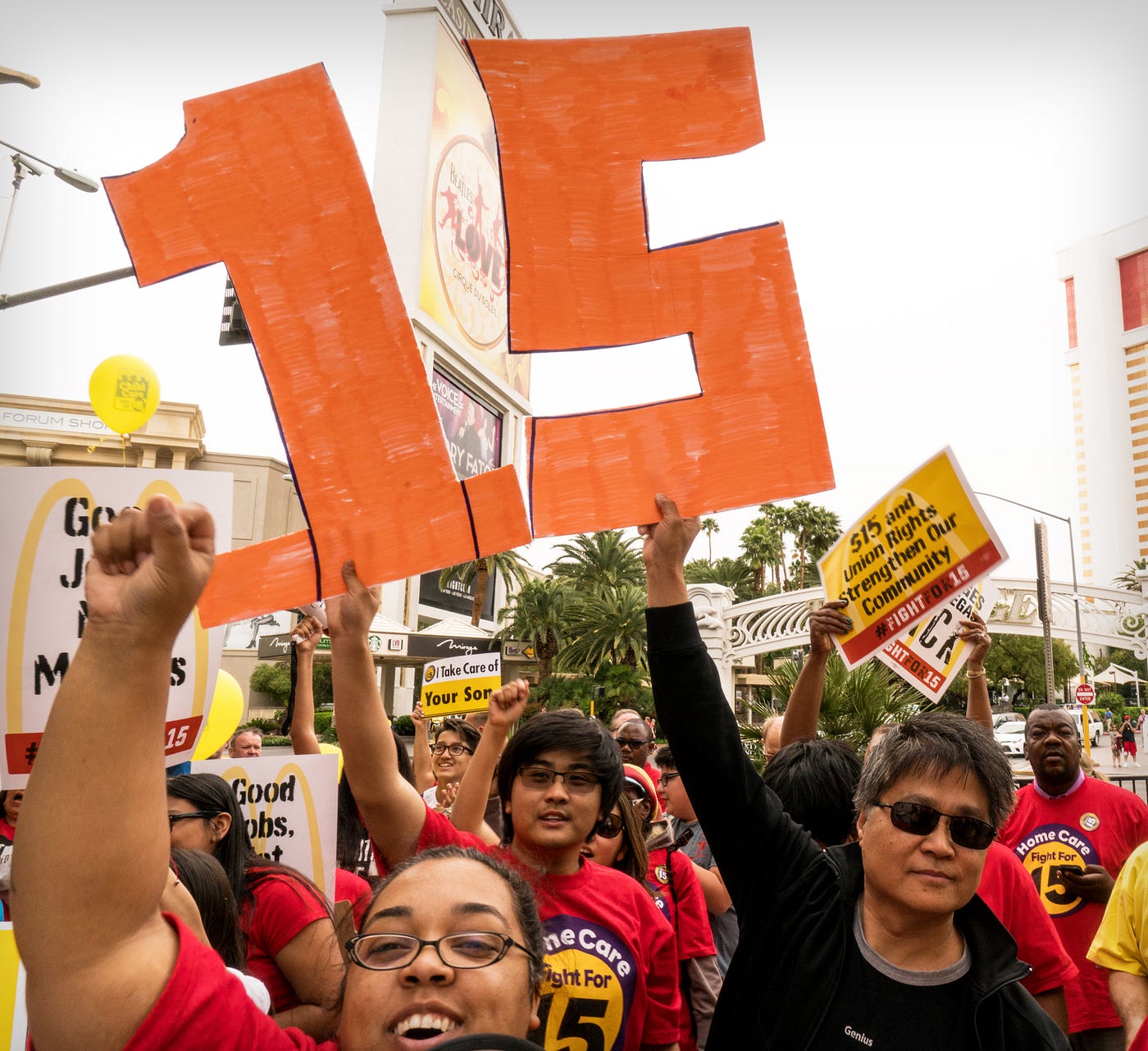 In Photos Las Vegas Fights For 15/Hour by Jason Karsh Vantage