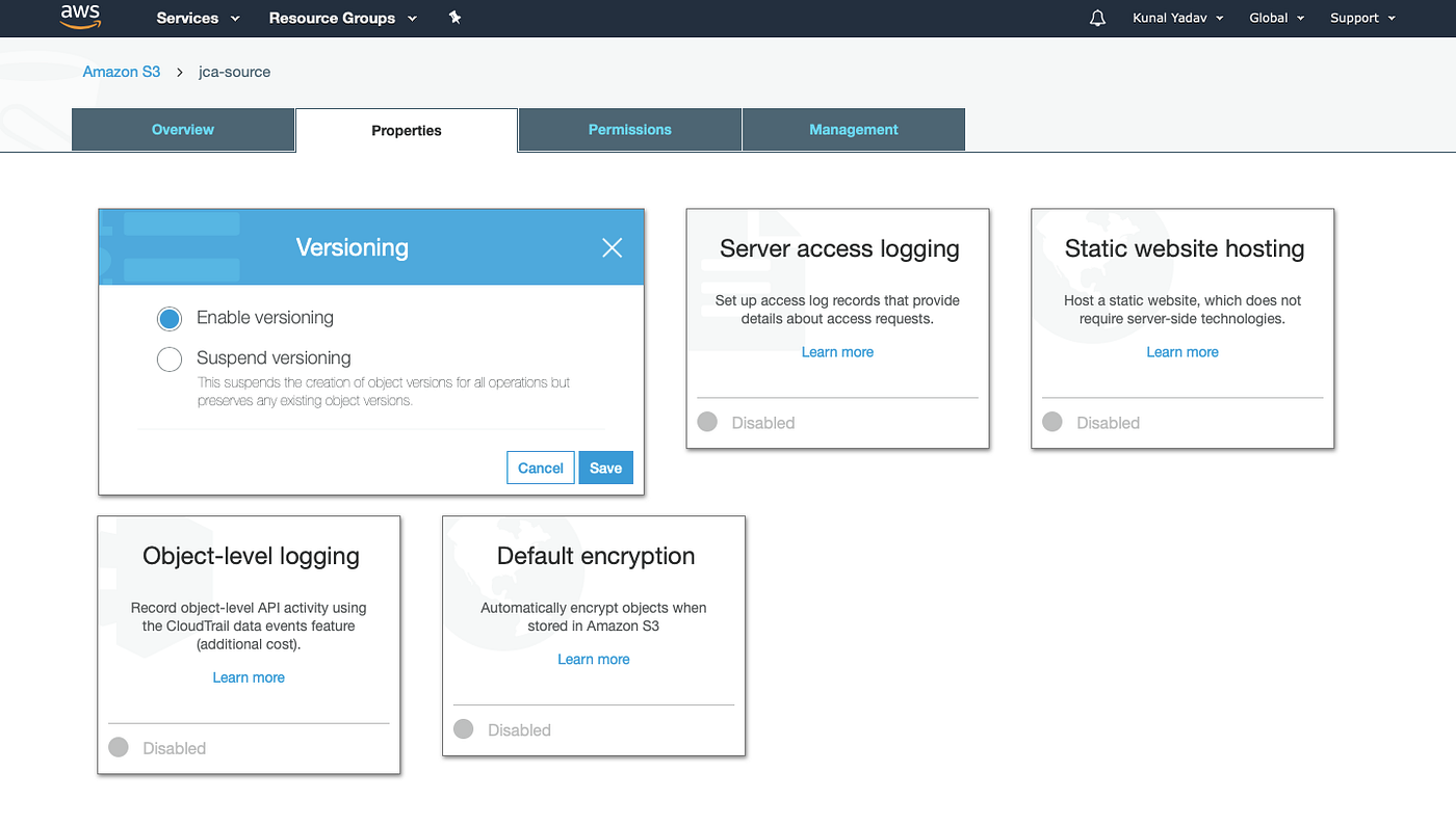 Backing up your files using S3 Cross Region Replication by Kunal