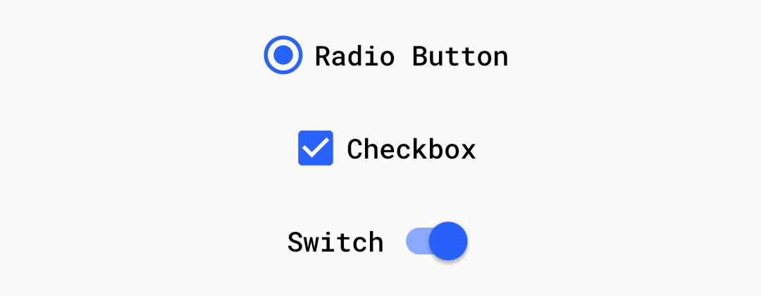 Hands-on with Material Components for Android: Selection Controls | by Nick  Rout | Over Engineering | Medium