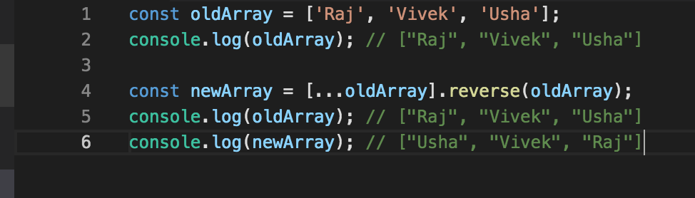 Reverse an Array in JavaScript.. “In JavaScript, array is a single ...