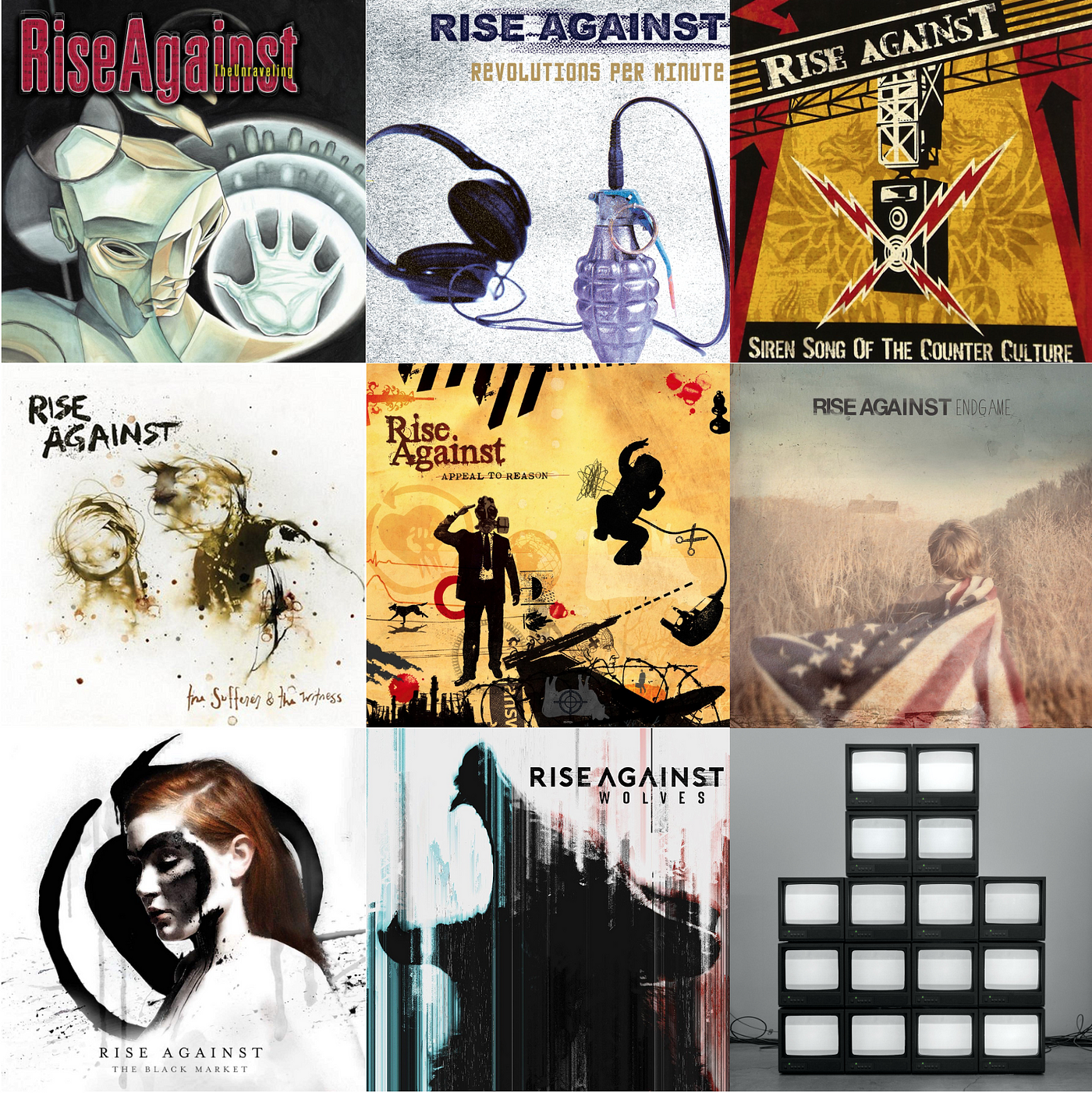 Revisiting and Ranking Rise Against's 9 Albums | by Nobody Asked My Opinion  | Nobody Asked My Opinion. | Medium
