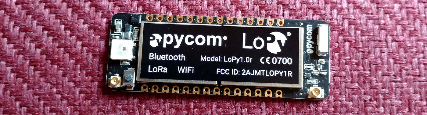 The Pycom LoPy Long Range Transceiver | by Mark Zachmann | Home Wireless |  Medium