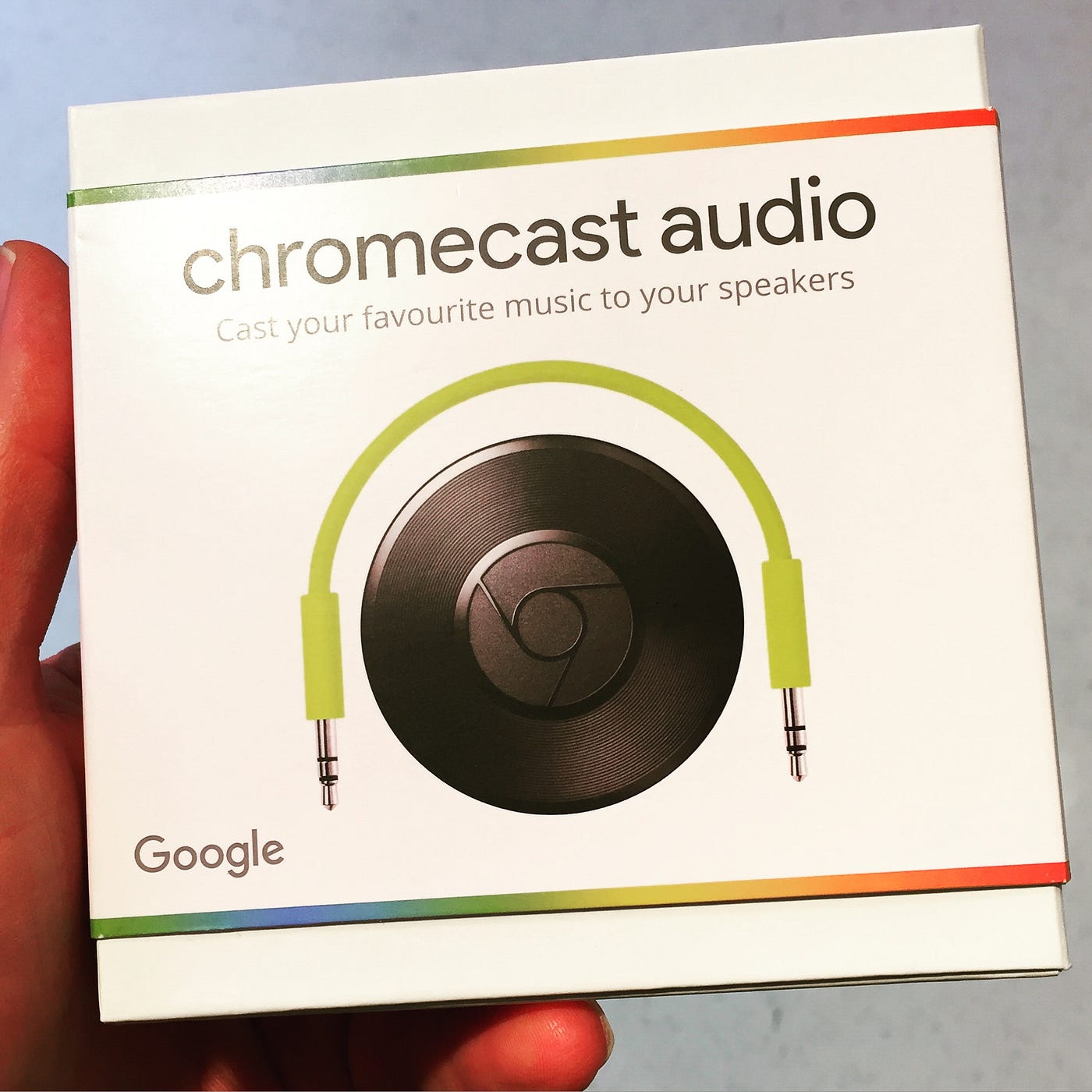 Mine første oplevelser med Google Chromecast Audio | by Lars K Jensen |  Medium