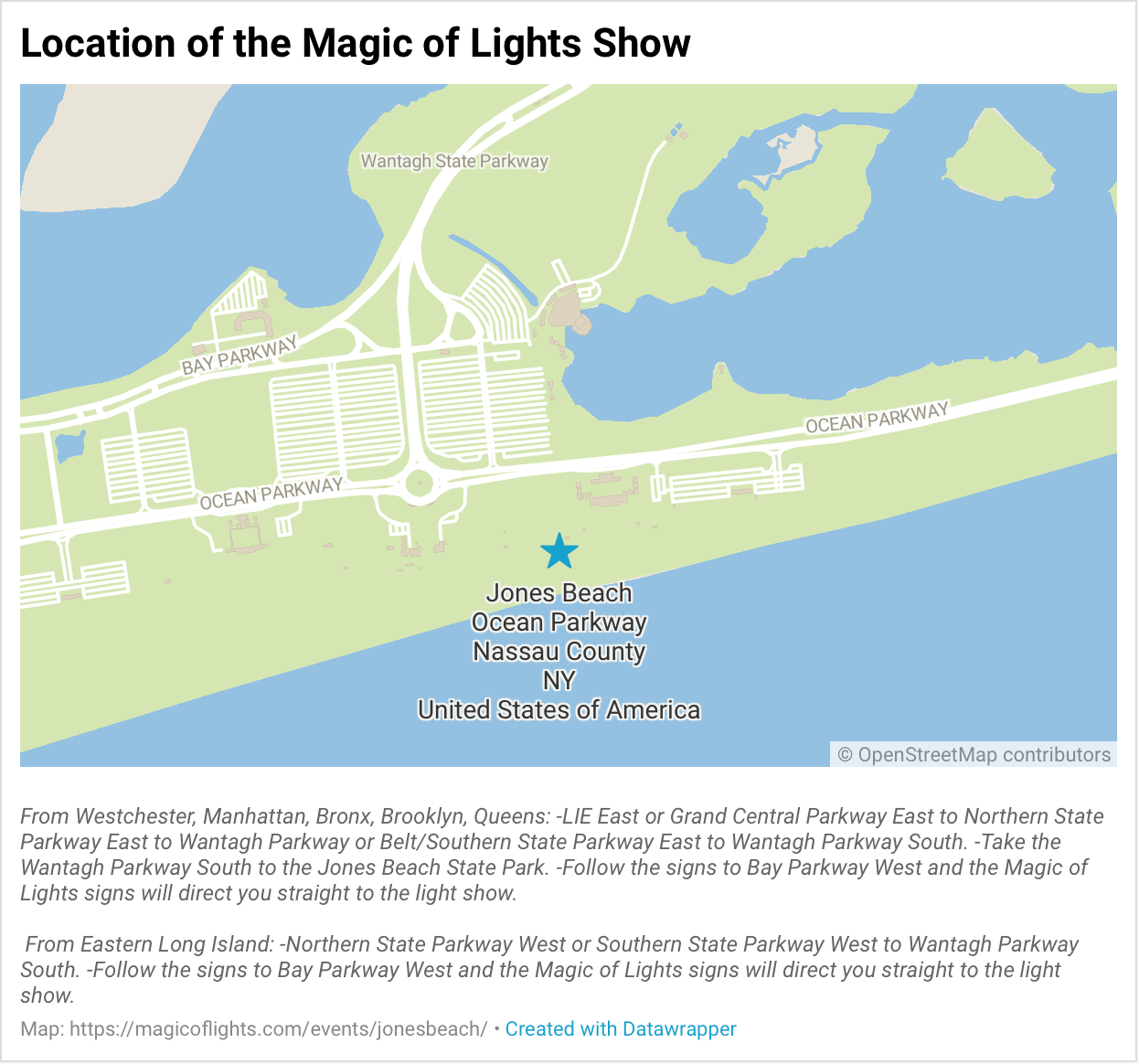 Magic Of Lights Map The Annual Magic Of Lights Display At Jones Beach Makes For A Family-Fun  Holiday Experience | By Danielle Koscik | Medium