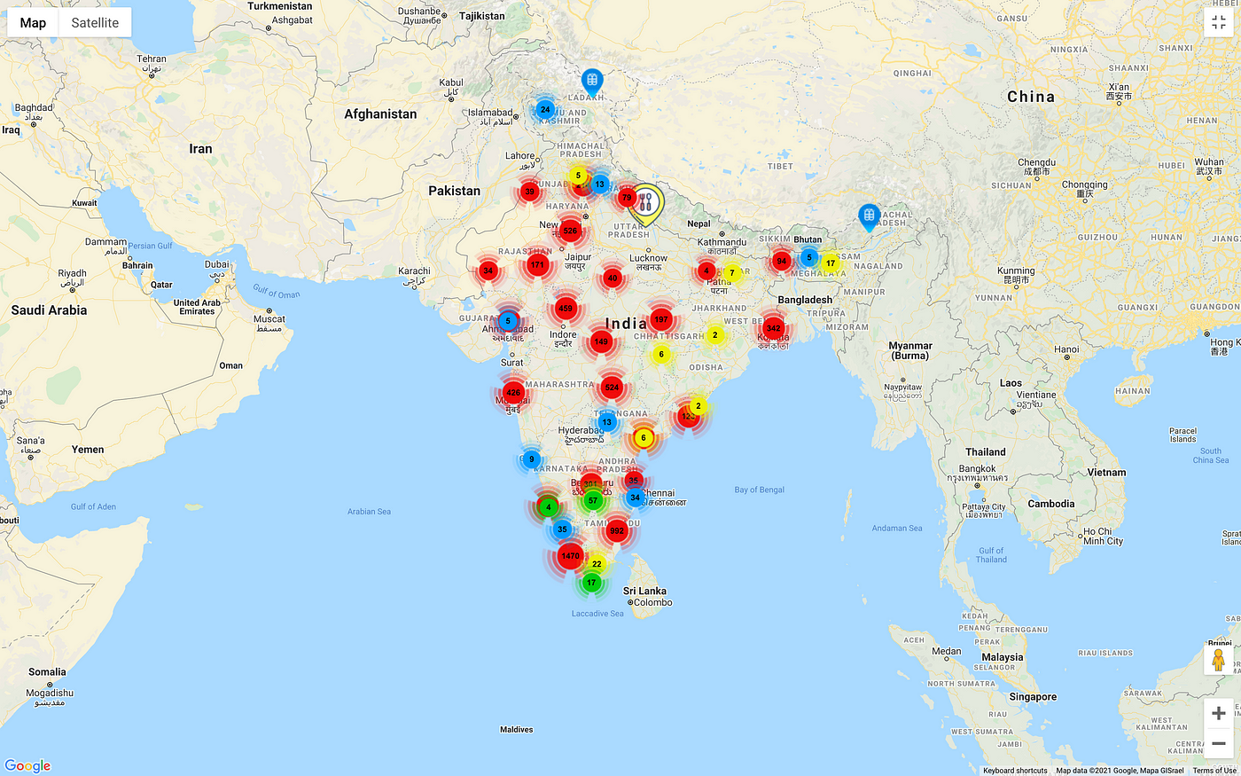 How to Create Marker Clusters on Google Maps | by Utkarsha Bakshi | Geek  Culture | Medium