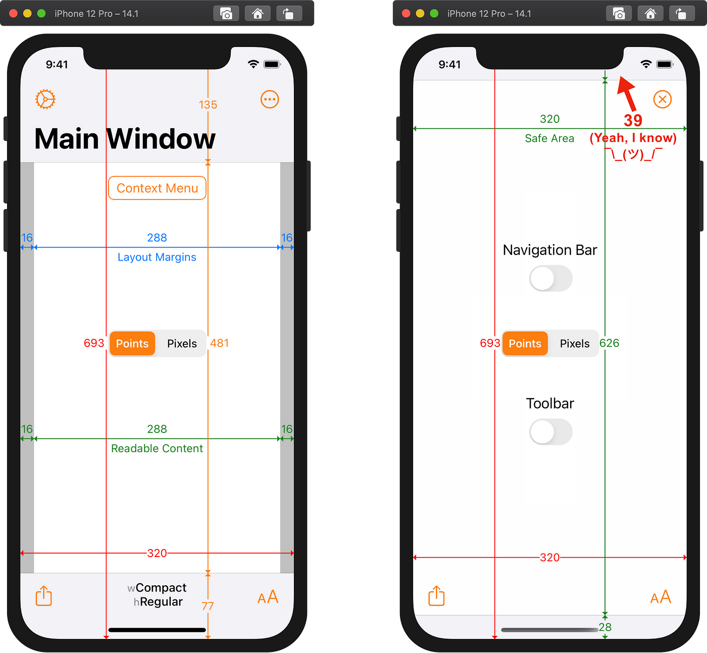 How Ios Apps Adapt To The Various Iphone 12 Screen Sizes By Geoff Hackworth Medium