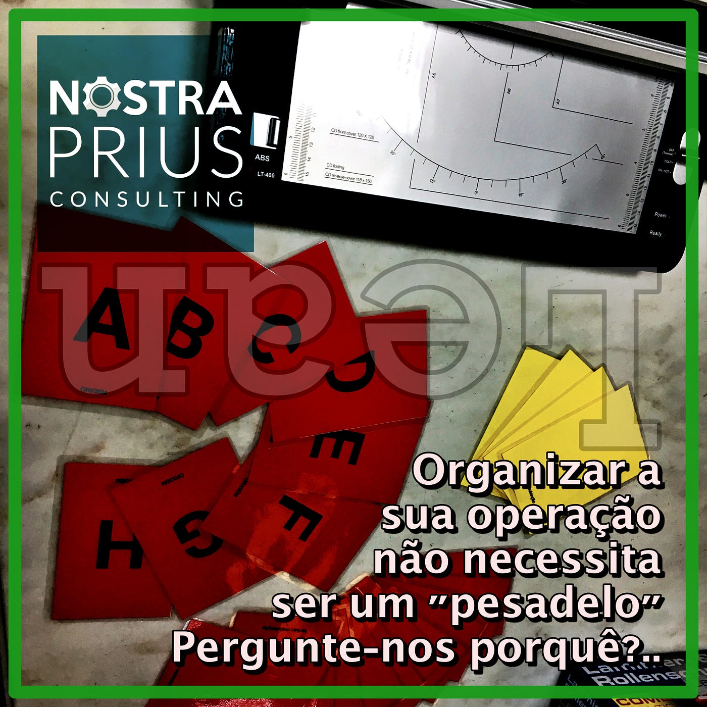 as metodologias de optimização das operações podem ser extremamente simples, desde que os processos sejam convenientemente mapeados…
