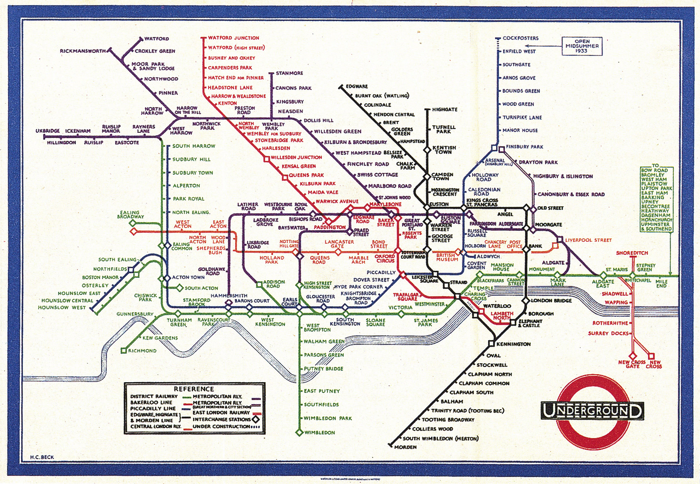 Beck London Underground Map Representations Of Physical Space | By Saumya Kharbanda | Medium