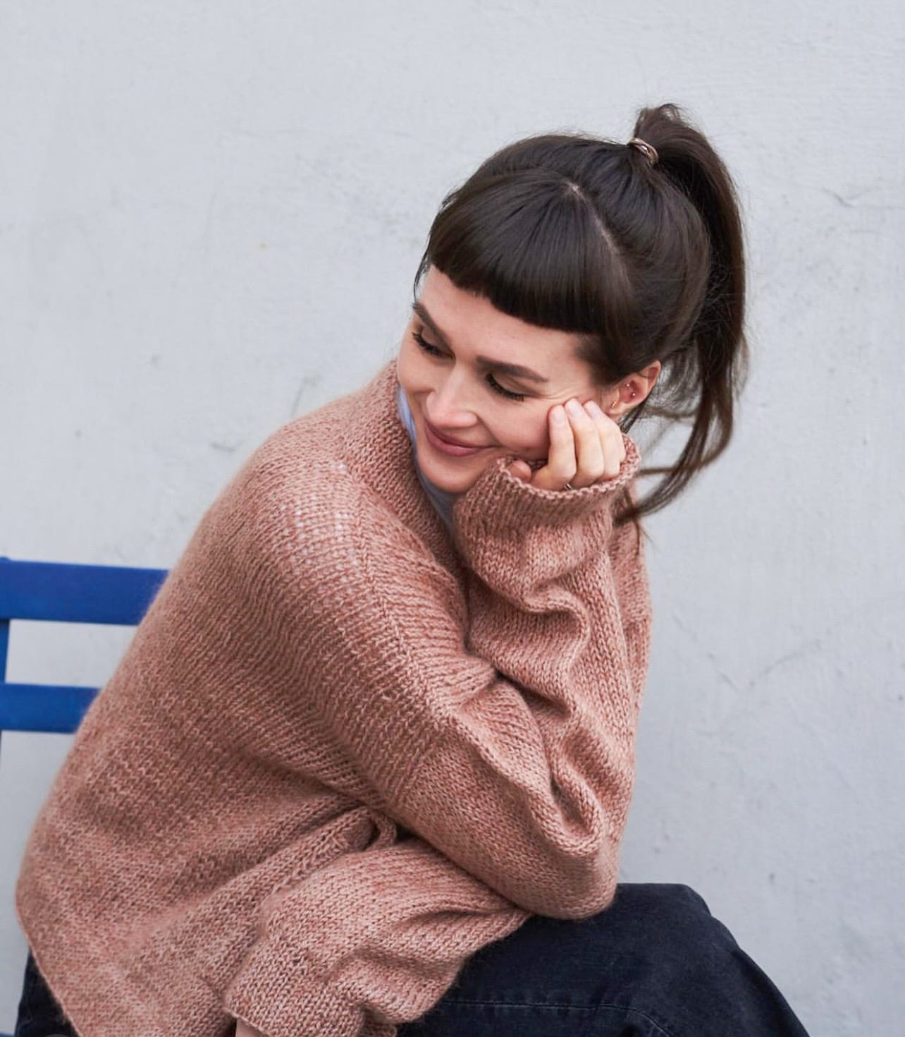 Homemade wool sweater by Ida Wirak Trettevik.