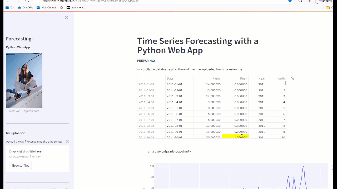 A Python Data Science Web App in Minutes with Streamlit | by Heiko Onnen |  MLearning.ai