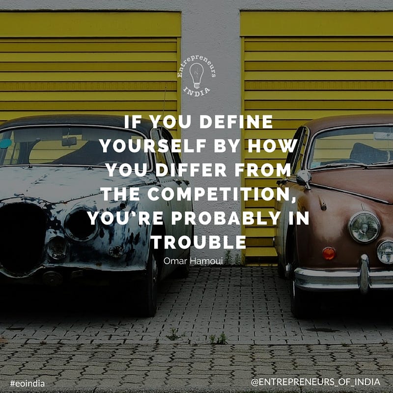Why You Need To Stop Looking Your Competitors By Nigel Jennings Marketing And Growth Hacking