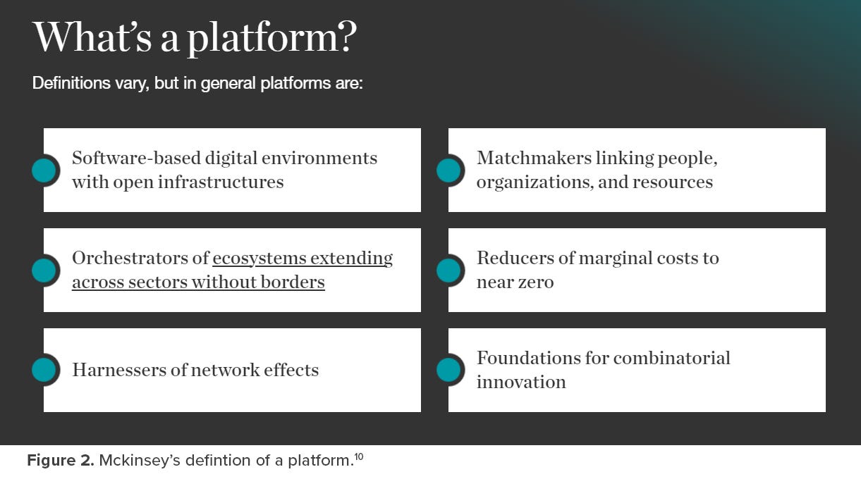 platform presentation meaning