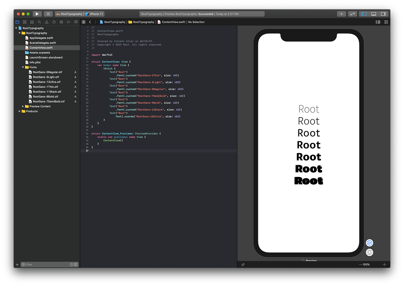 How To Use Custom Fonts With Swiftui By Vinny Allen Better Programming