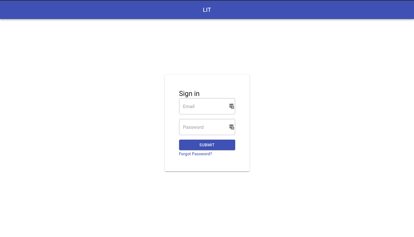 Login form using react material ui | by Aswin Vp | Medium