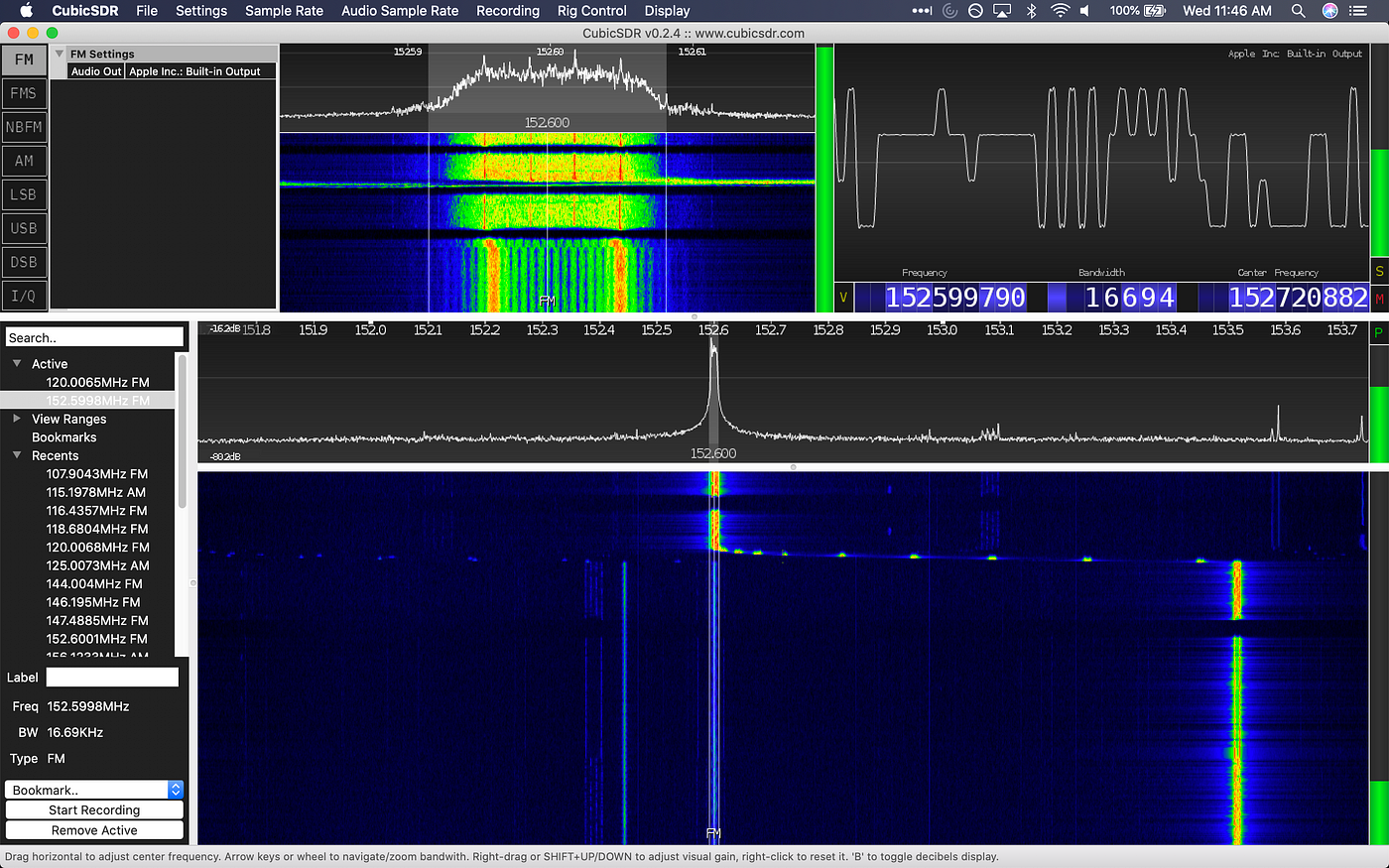 How to Explore the Radio Spectrum, and What you can Find | by Alex Wulff |  CARRE4 | Medium