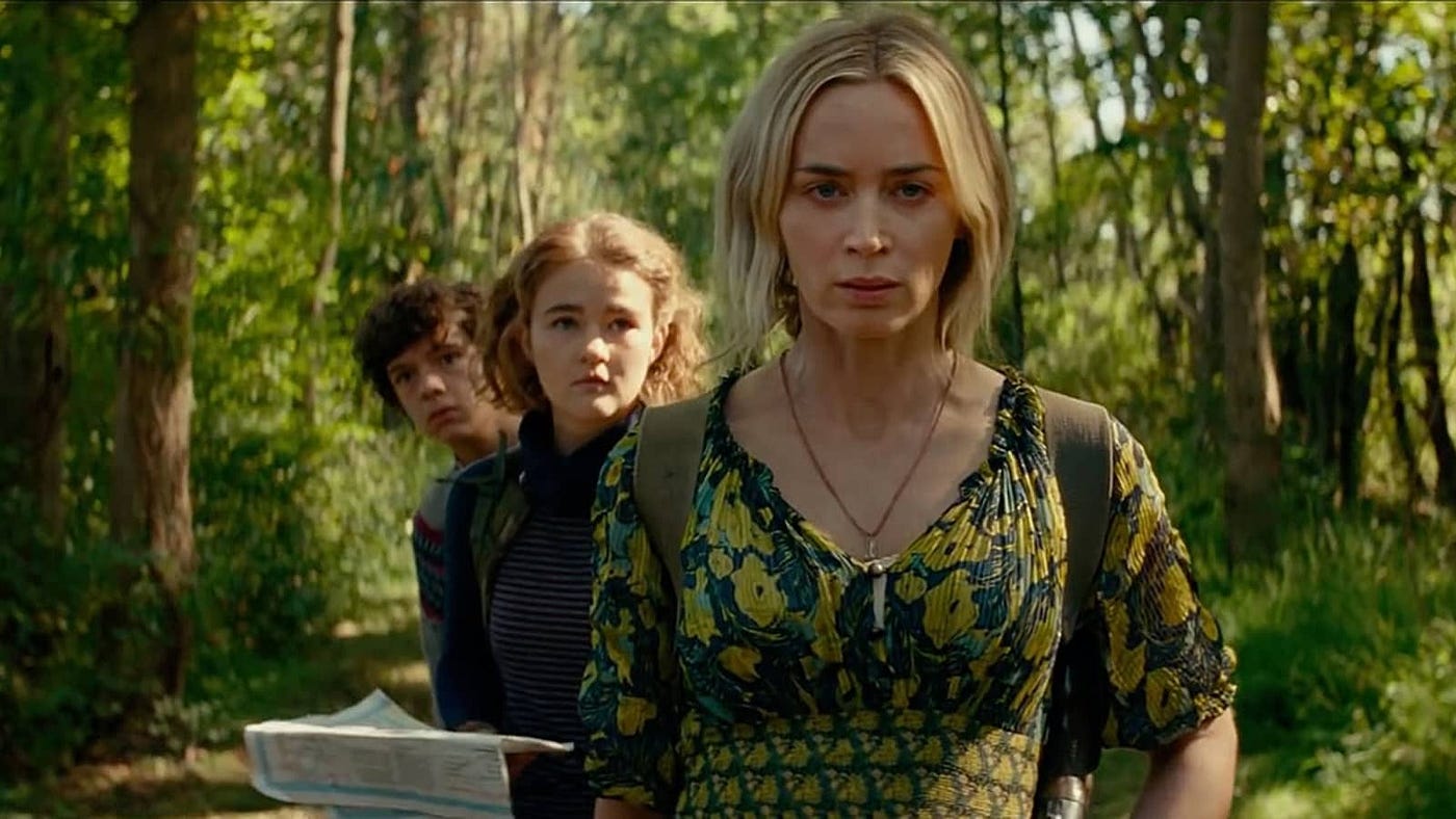 Scene from the film A Quiet Place Part II