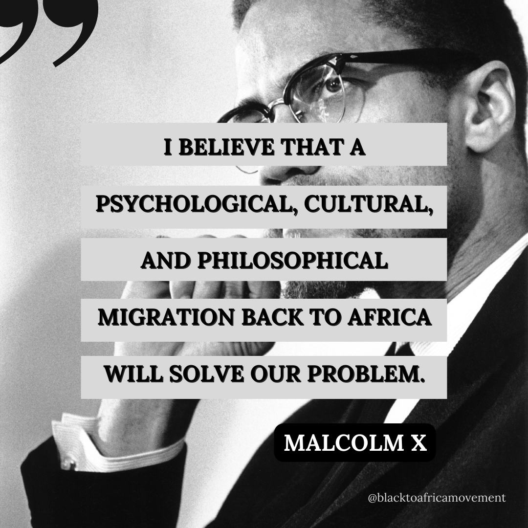 Malcolm X Shares Insightful Words About the Back to Africa Movement