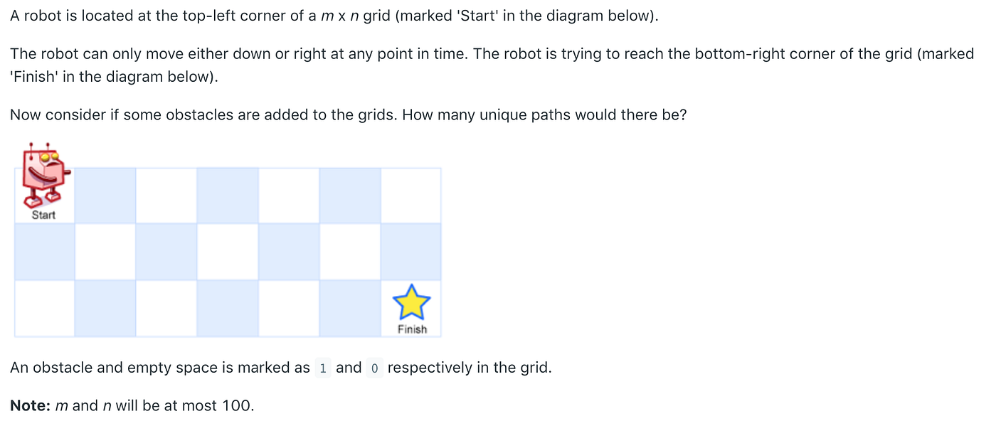 Leetcode Challenge: Unique Paths 系列 !(6/29) | by Ryan Yang | Medium