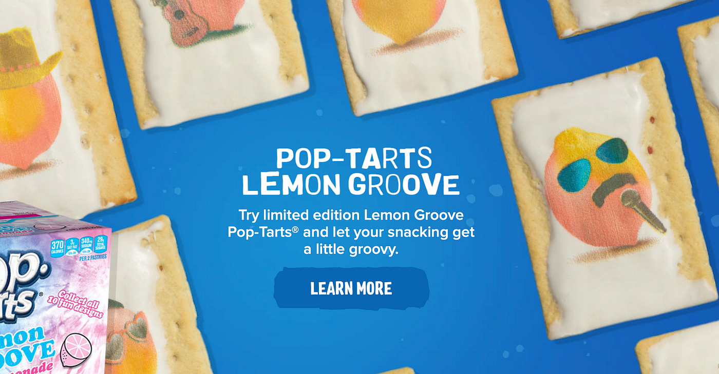 Pop Tarts' Website UX: Focus on teens between 12 to 17 years old | by  Mengning Zhang | Marketing in the Age of Digital | Medium