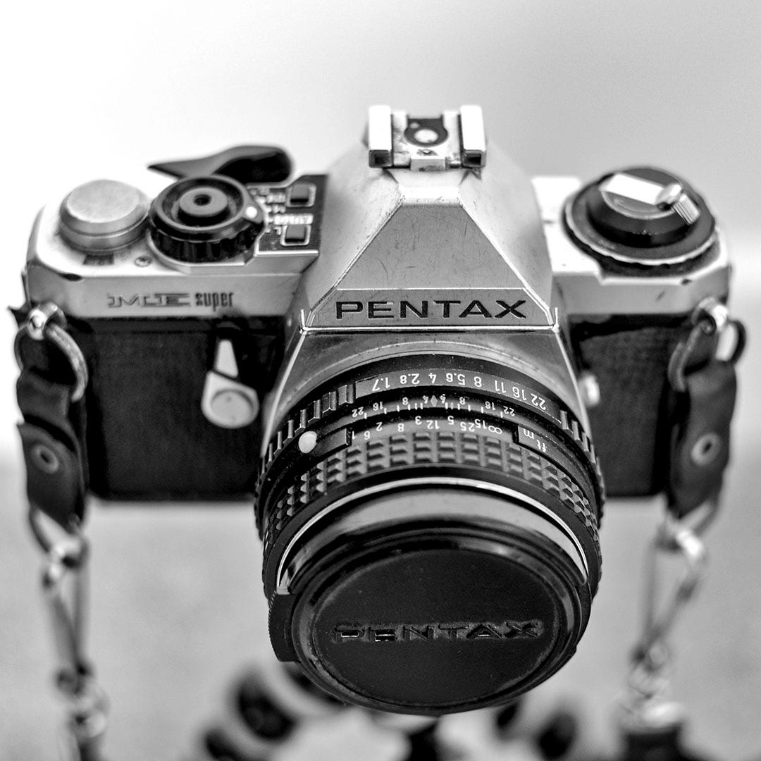 My first proper camera.. I bought this Pentax ME Super with the… by