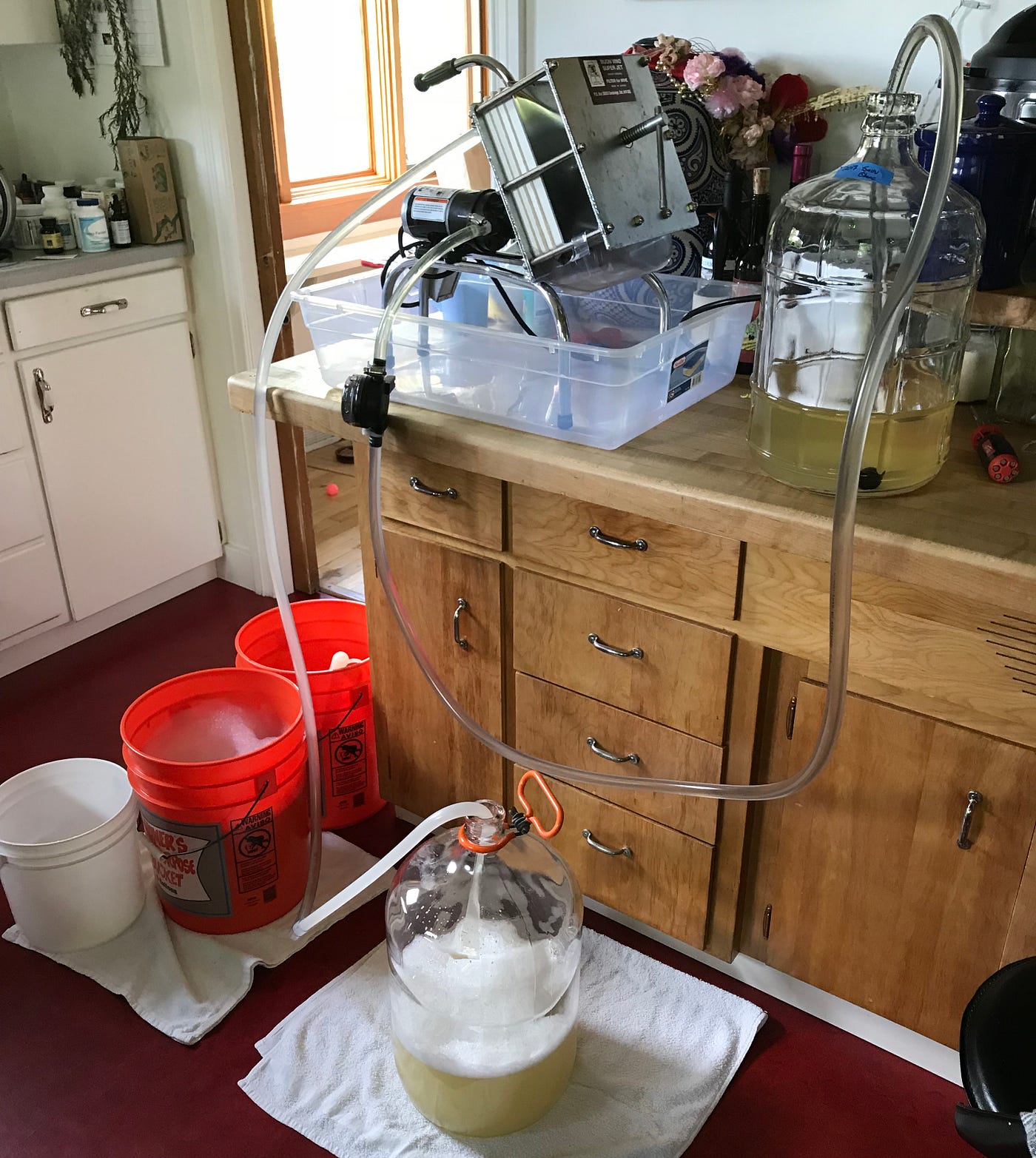 Making Wine, Part 4. Filtering and bottling by Tim Tan Medium