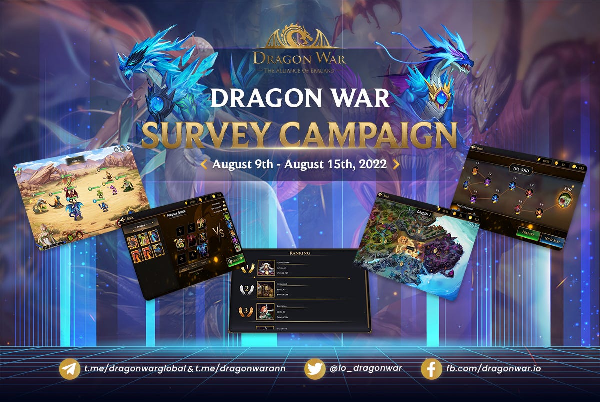 📢 Announcement | Dragon War Event | We need your feedback📣