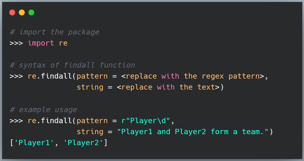 RegEx in Python : The Basics | Towards AI