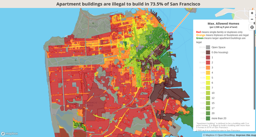 San Francisco Property Information Map How To Make San Francisco Neighborhoods Stop Worrying And Love More Housing  | By Judge Glock | Cicero News | Medium