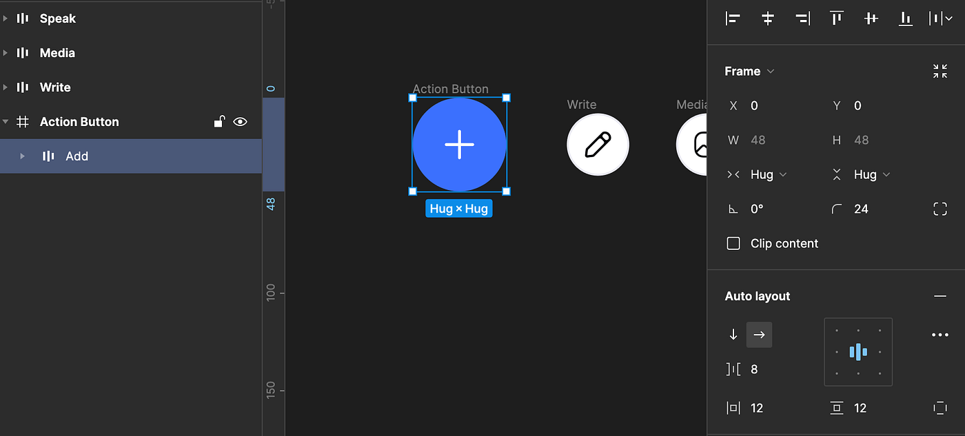 Frame around Add Button