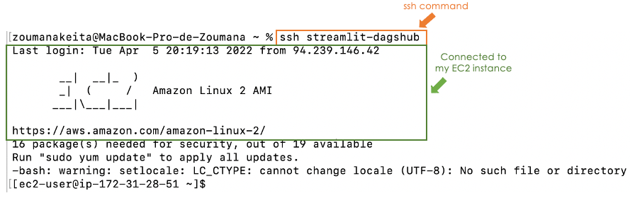 Nlp Mlops Project With Dagshub Deploy Your Streamlit App On Aws Ec2 Instance Part 2 By Zoumana Keita Towards Data Science