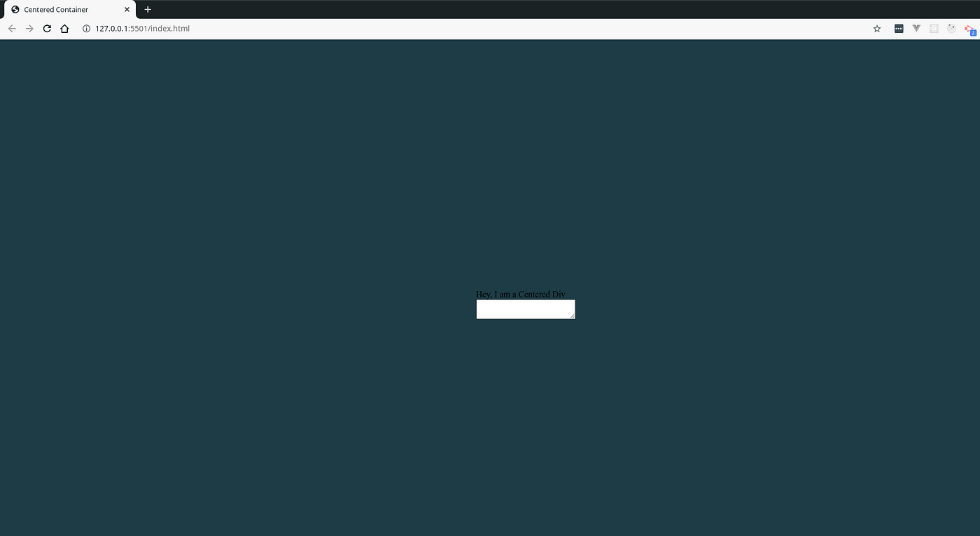 Centered Container with CSS Flexbox Layout Model | by Shubham Phadte ...