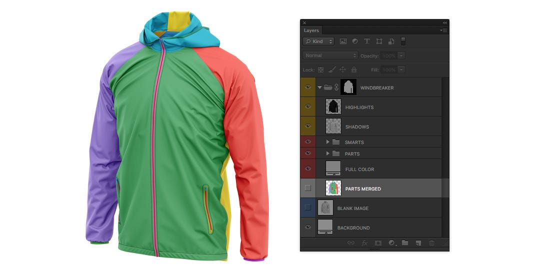 Download Men S Windbreaker Jacket Mockup Tutorial By Yellow Images Medium