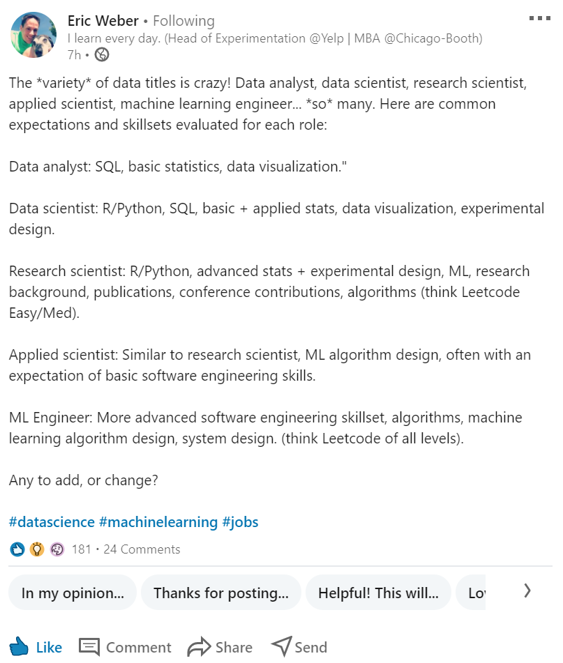 7 Men in Data Science You Should Be Following on LinkedIn | by Kurtis Pykes  | Towards Data Science