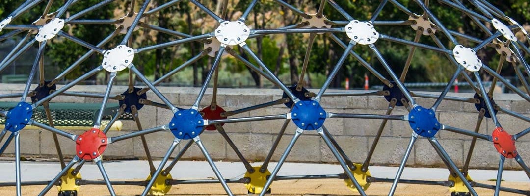 Photo of a jungle gym
