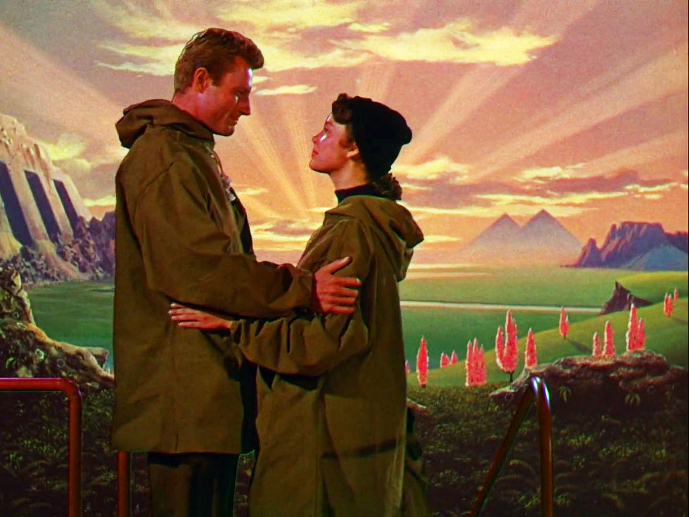 Screenshot of the planet Zyra from the movie ‘When Worlds Collide’ (1951)