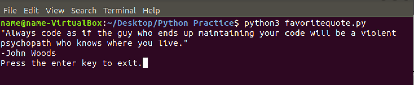 Ch 1 — Intro to Python: Writing Your First Program | by Gabriela ...
