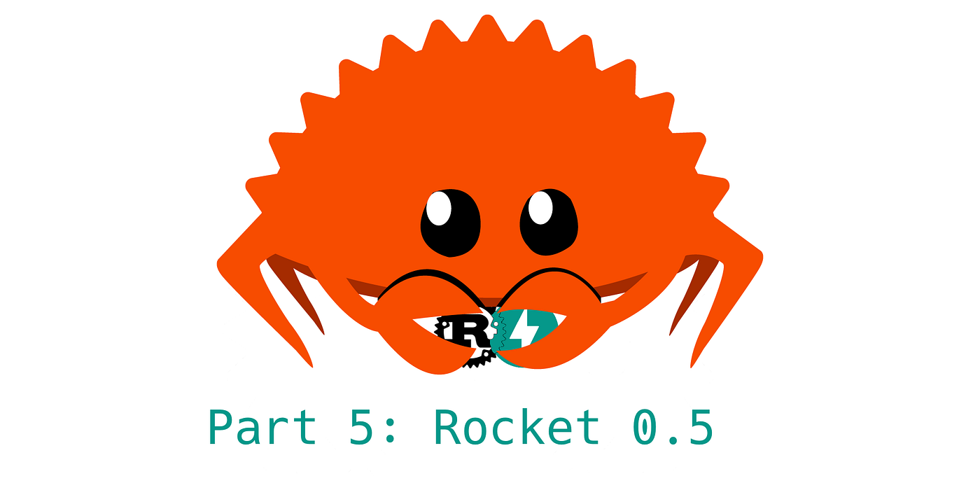 The Rust mascot ‘Ferris the Crab’ holds the logos for FastAPI and Rust and is smooshing them together.