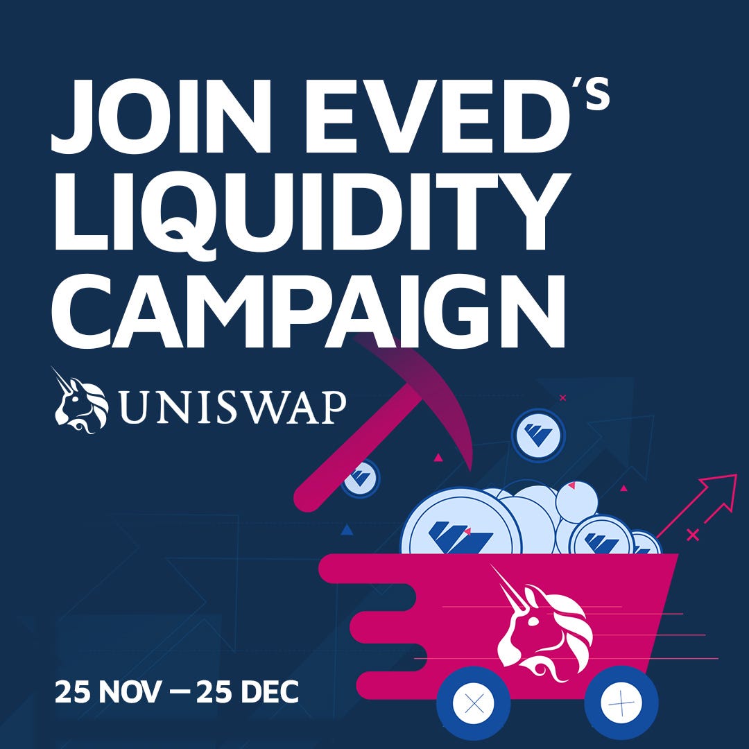 Evedo Liquidity Campaign Announcing Incentivized Liquidity Providing