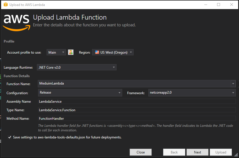 Creating AWS Lambda Service in C# | by Amr Swalha | Advanced Software ...