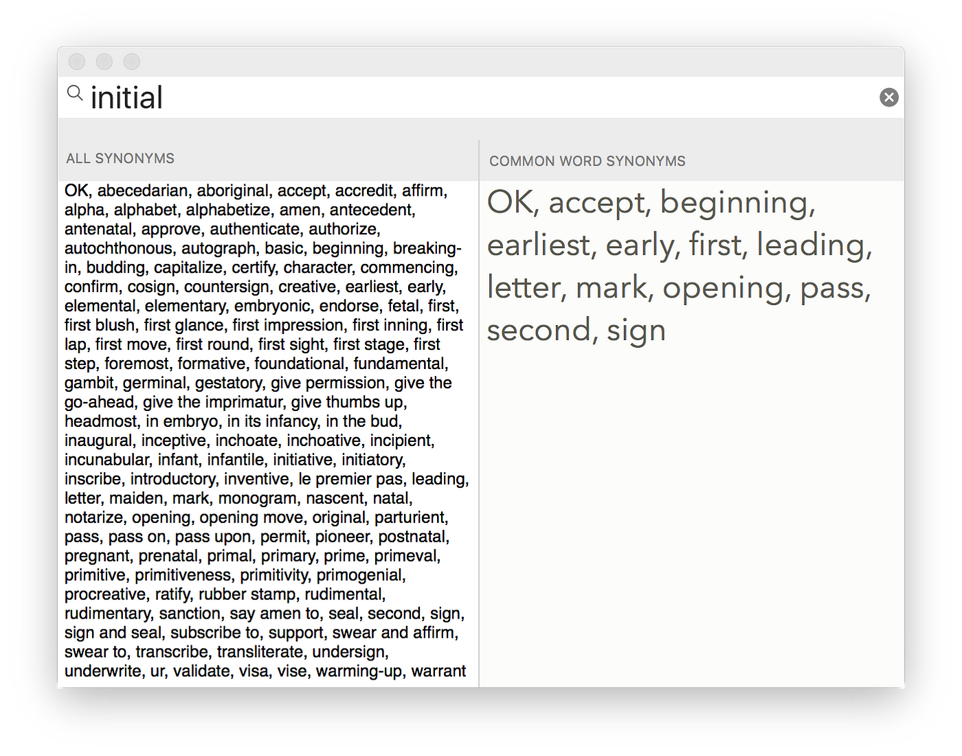 A thesaurus that only gives you simple words by Morten Just Medium