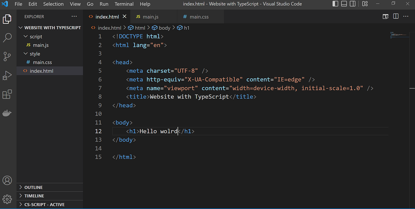 How to Use TypeScript in HTML. JavaScript is the most common language… | by  Aziz Kale | JavaScript in Plain English