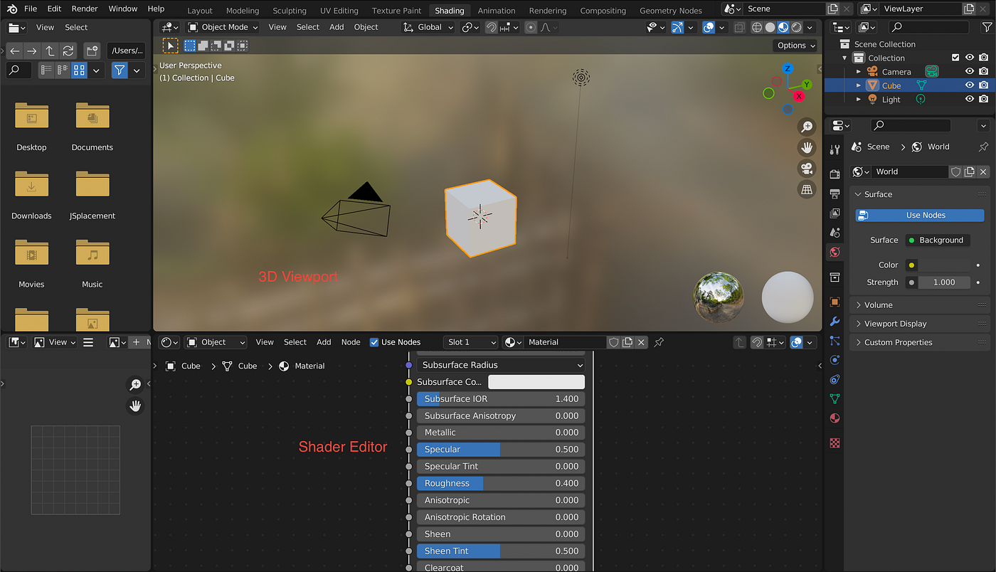 Blender Basics Materials and Shading for Beginners Medium