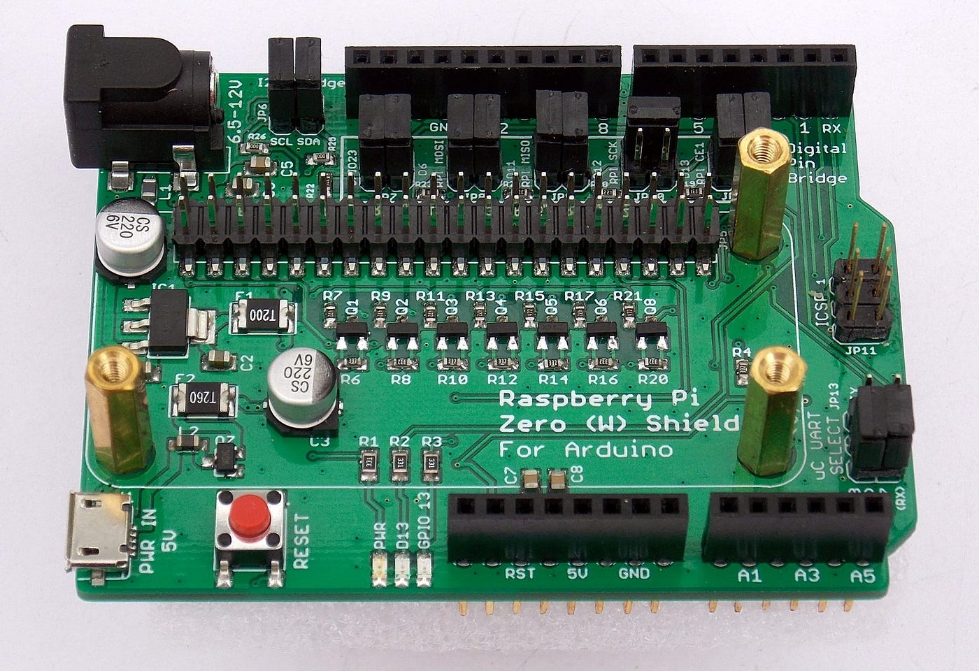 Connect the Raspberry Pi Zero to an Arduino with This Compatible Shield ...